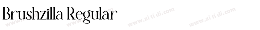 Brushzilla Regular字体转换